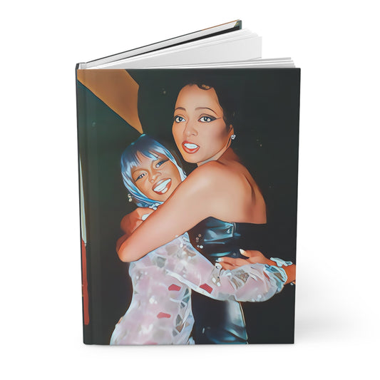 Diana and Kim Embrace Hardcover Journal