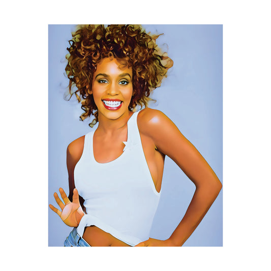 Whitney Houston Dance! Matte Poster Print